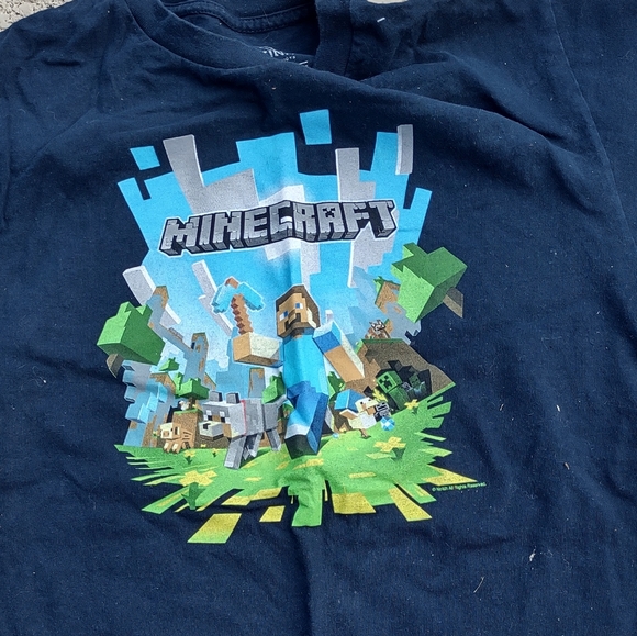 T-shirt graphique Minecraft à manches courtes pour garçon - GREEN | The Children's Place CA
